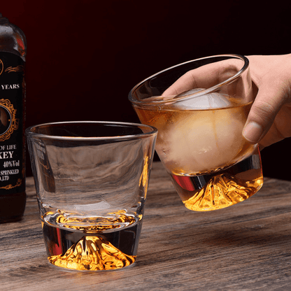 Whiskeyglas Edo Kiriko Handgemaakt Japans Kristal Set Houten Geschenkdoos Chamvin | Restfield