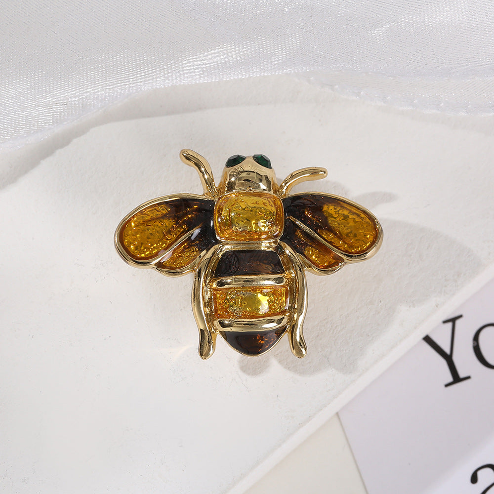 Women's Bee Pearl Brooch Insect High-grade Niche Brooches