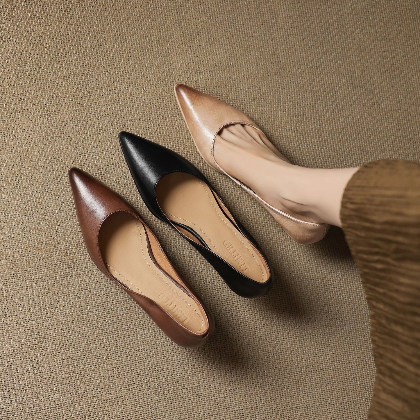 Sofía™ | Tacones de piel elegantes