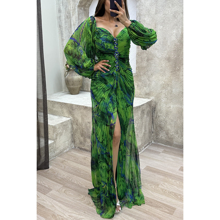Savanna - Pleated Gown
