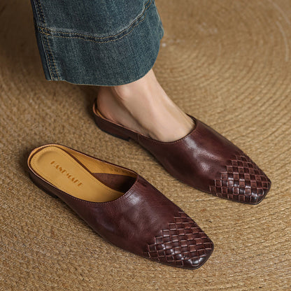 Elara™ | Mules de cuero elegantes