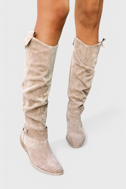 Celine Retro-inspirierte Stylische Hochstiefel für einen schicken Look