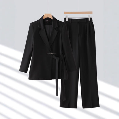 Gabriella | Women Tailored Suit set z Long blazer