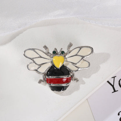 Women's Bee Pearl Brooch Insect High-grade Niche Brooches