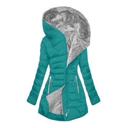 Giulia – Veste en Duvet d'Hiver avec Capuche