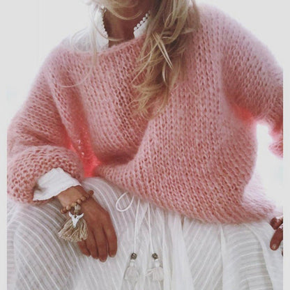 Oversized Gehaakte Damestrui – Freja