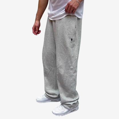 Robert – Pantalon de jogging en polaire à jambe large avec poches
