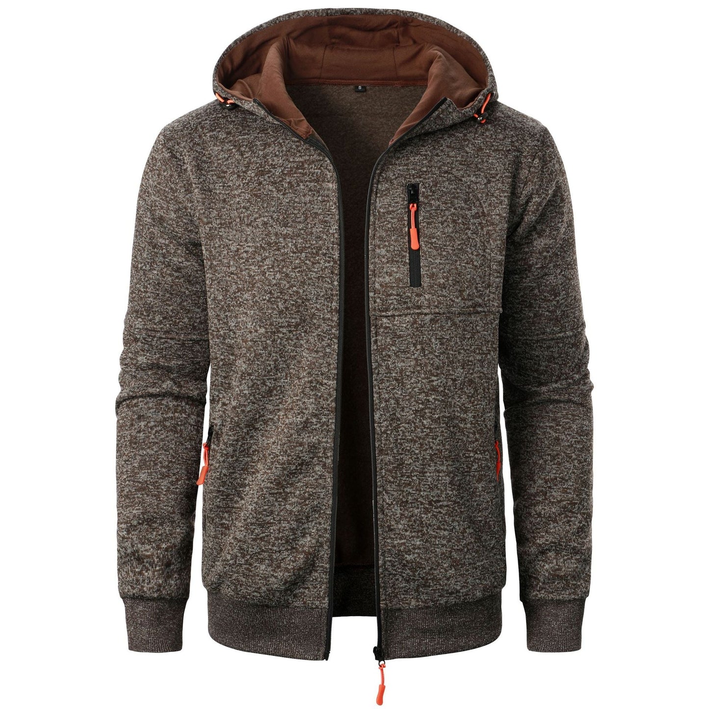 Men’s Patterned Zip Hoodie – Comfortable Breathable Stylish Casual Everyday Layering Wear