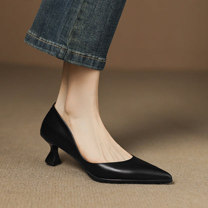 Sofía™ | Tacones de piel elegantes