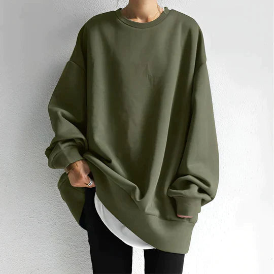 Ava - Pull oversize à manches longues