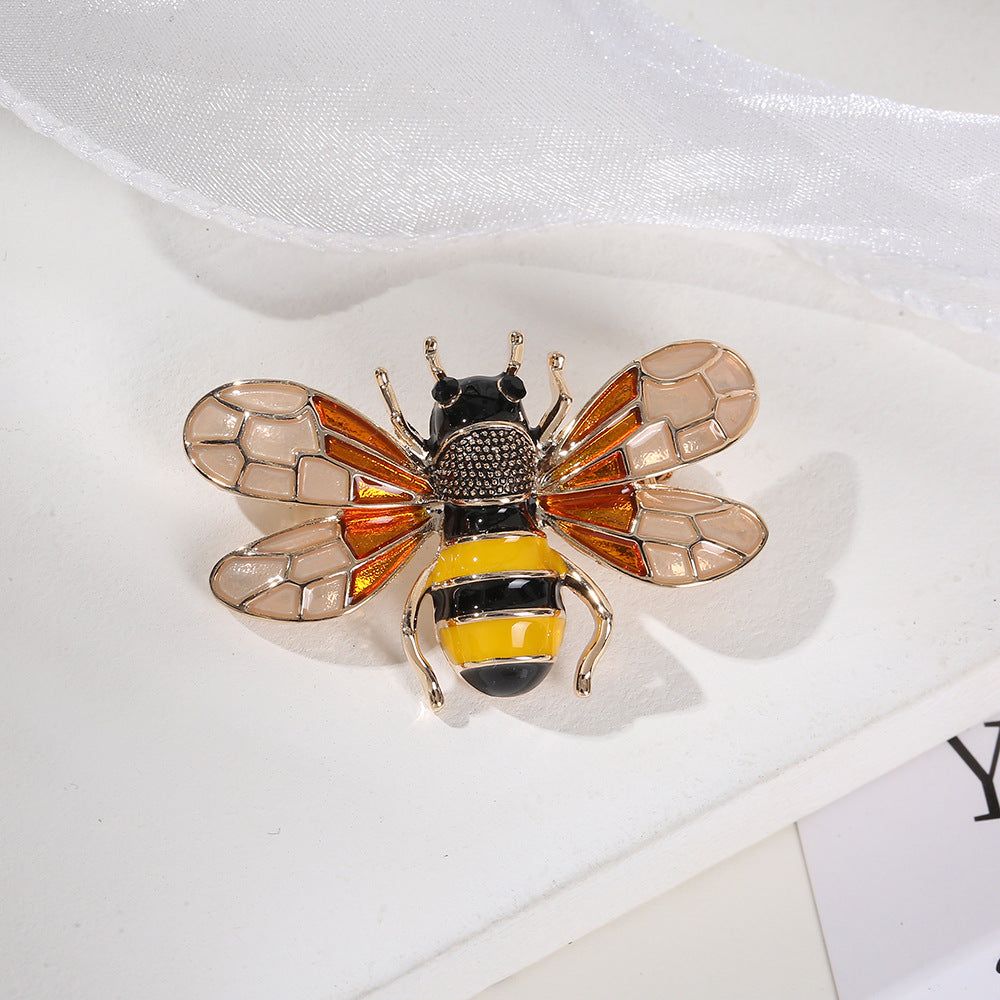 Women's Bee Pearl Brooch Insect High-grade Niche Brooches
