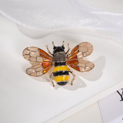 Women's Bee Pearl Brooch Insect High-grade Niche Brooches