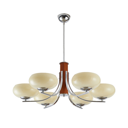 Lunaro | Bauhaus Pendelleuchte mit 3/5 Opalglas-Köpfen