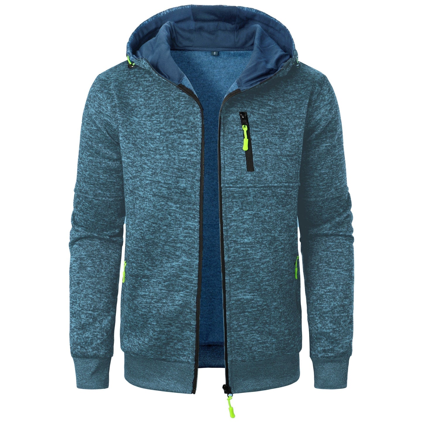Men’s Patterned Zip Hoodie – Comfortable Breathable Stylish Casual Everyday Layering Wear