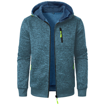 Men’s Patterned Zip Hoodie – Comfortable Breathable Stylish Casual Everyday Layering Wear