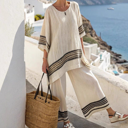 EVALINA – TIMELESS STRIPE SET