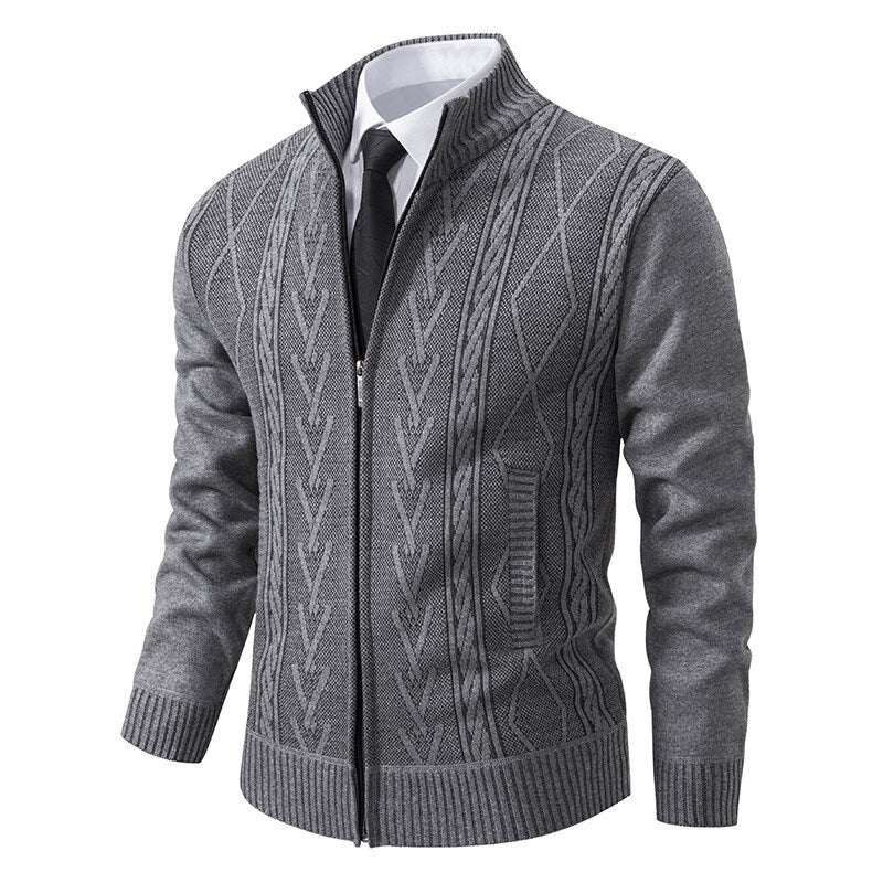 Ravix – Men’s Zip Front Sweater