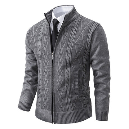 Ravix – Men’s Zip Front Sweater
