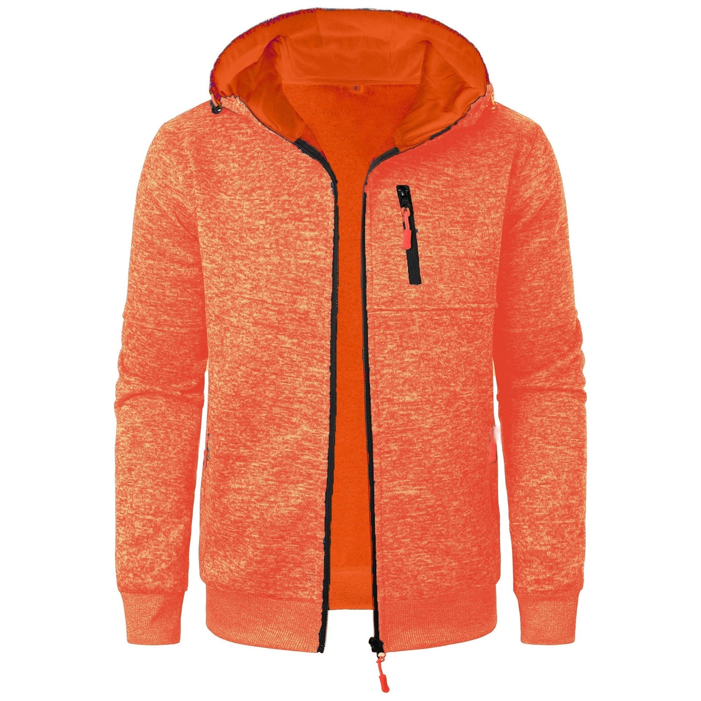 Men’s Patterned Zip Hoodie – Comfortable Breathable Stylish Casual Everyday Layering Wear