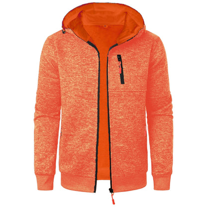 Men’s Patterned Zip Hoodie – Comfortable Breathable Stylish Casual Everyday Layering Wear