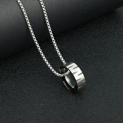 Men's Simple Sweater Chain Couple Accessories Niche Female Titanium Necklaces