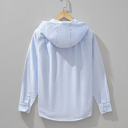 Casa Linen Hoodie - Lightweight, Breathable Comfort