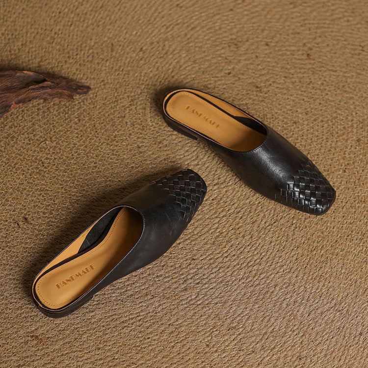 Elara™ | Mules de cuero elegantes