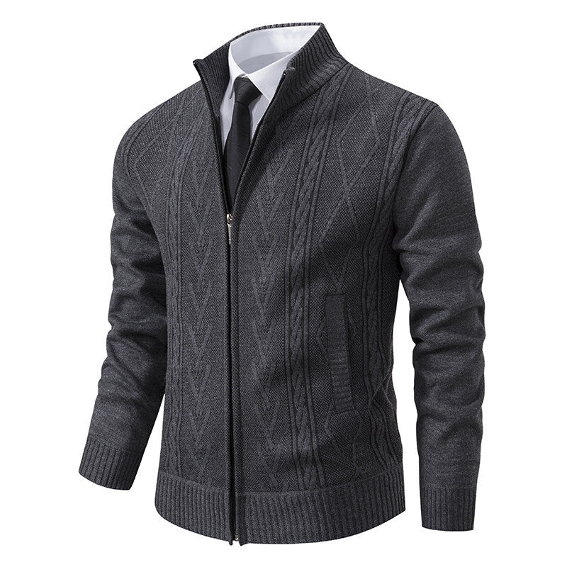 Ravix – Men’s Zip Front Sweater