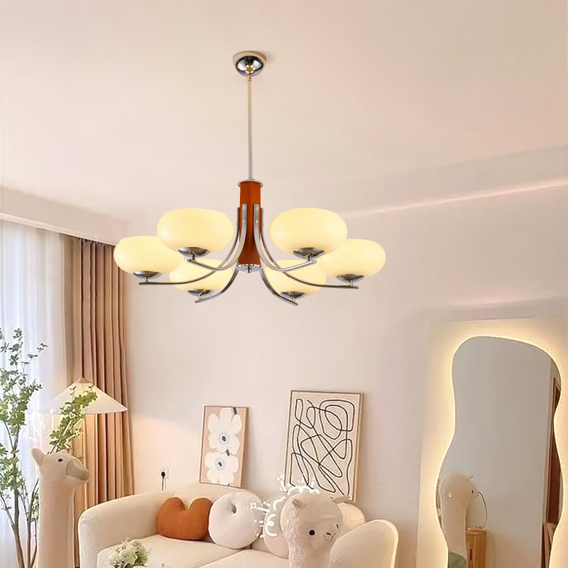 Lunaro | Bauhaus Pendelleuchte mit 3/5 Opalglas-Köpfen