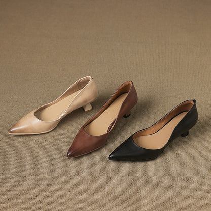 Sofía™ | Tacones de piel elegantes