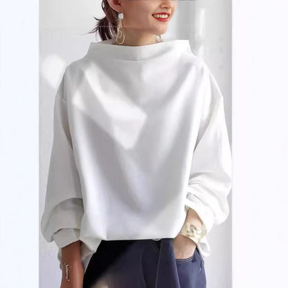 Lisa | Sleek High-Neck Casual Top