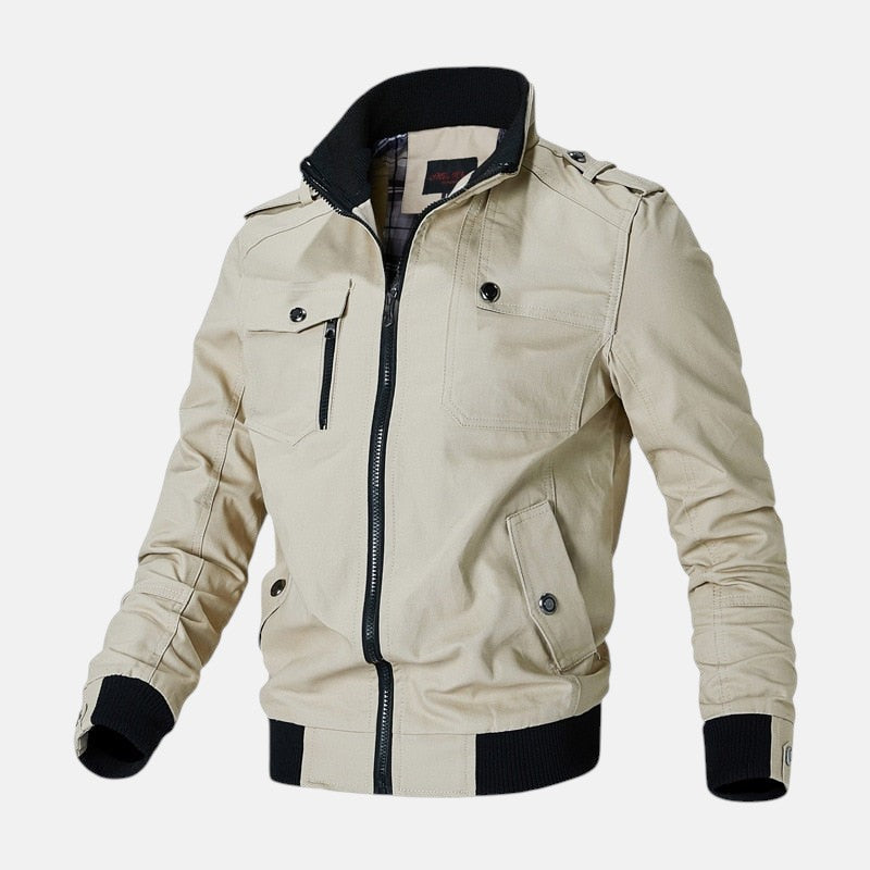 Alex | Bomber Ligero Con Bolsillos Y Cremallera
