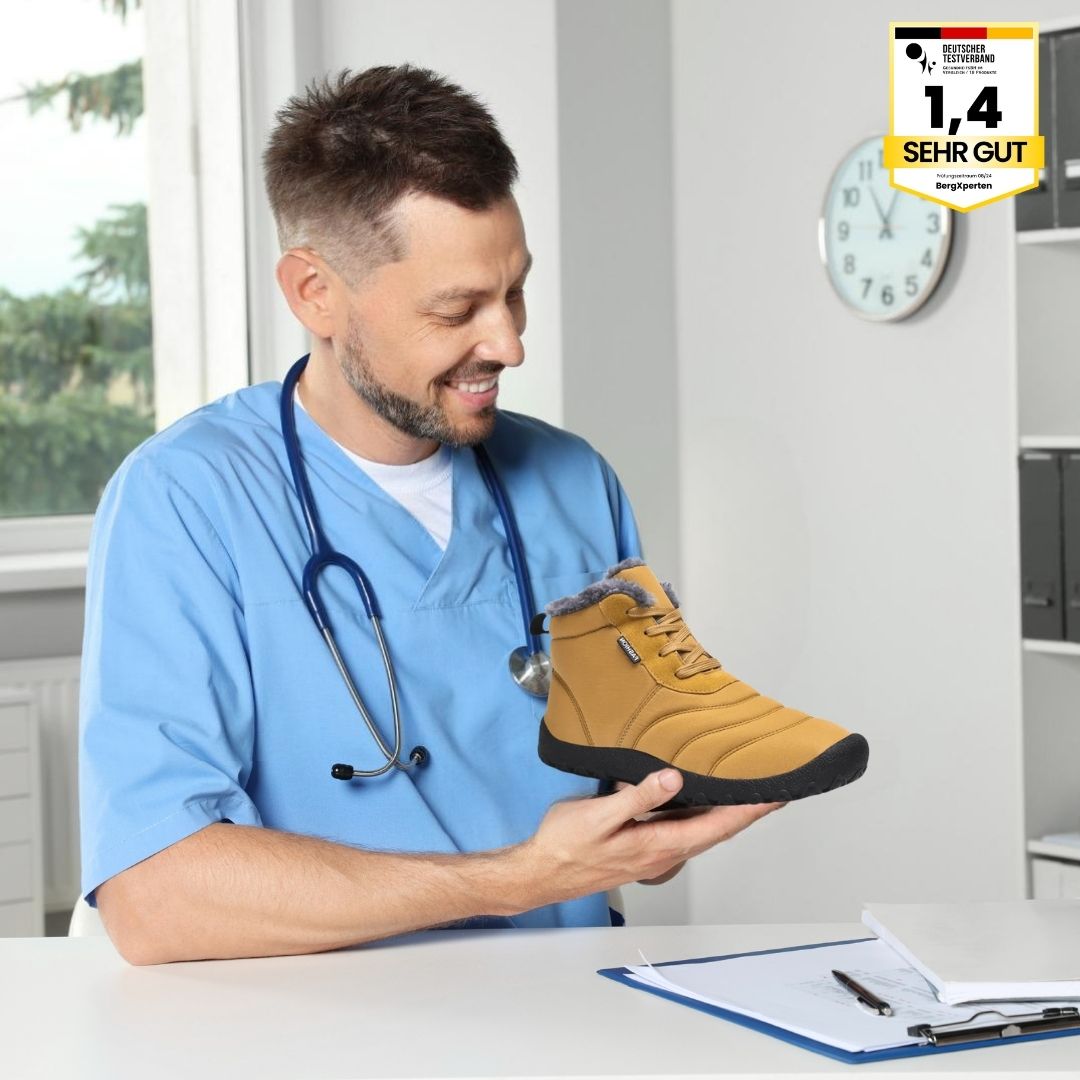OrthoWarm - barefoot obuv s polstrováním, voděodolná a zmírňující bolest