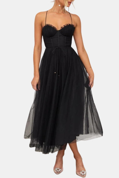 Olivia - Draped Silhouette Formal Long Dress