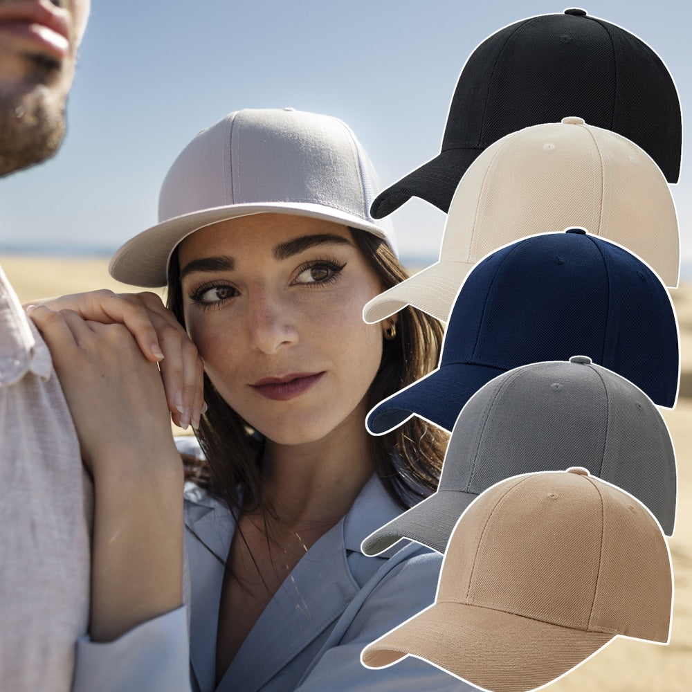 Onbekend | Effen polyester baseballpet 2