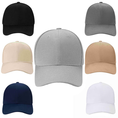 Onbekend | Effen polyester baseballpet 4