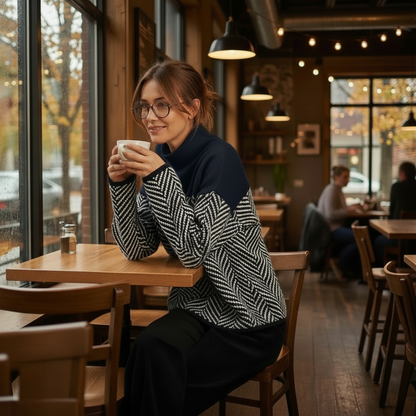 Norah™ | Elegant Roll Neck Jumper