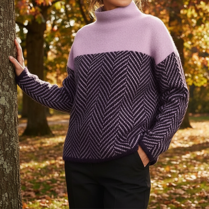 Norah™ | Elegant Roll Neck Jumper
