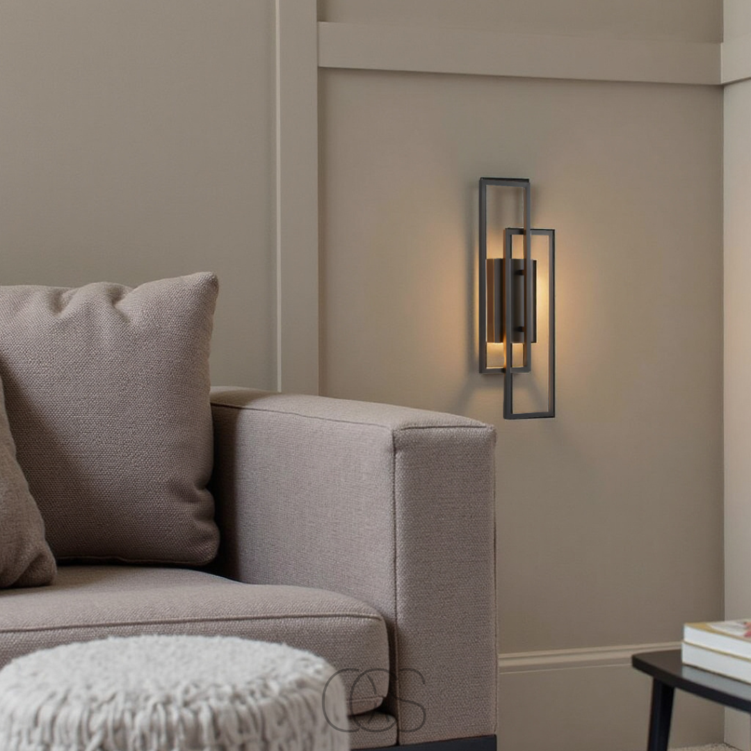 Ocireon - Rechthoekige Geometrische LED Wandlamp