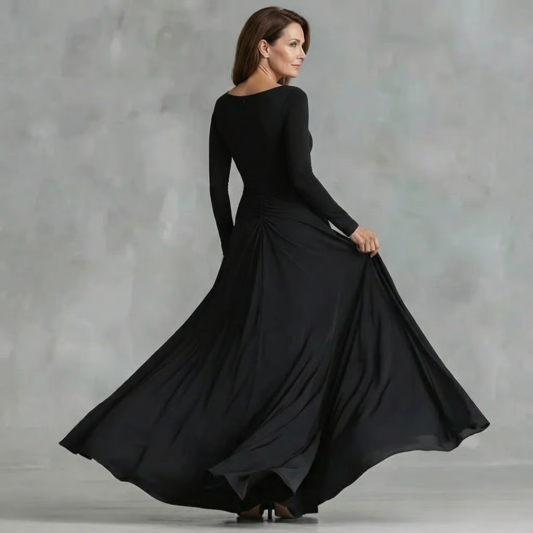 Taillenglättendes Maxi-Kleid — Müheloser Tragekomfort, schmeichelhafte Silhouette Damen