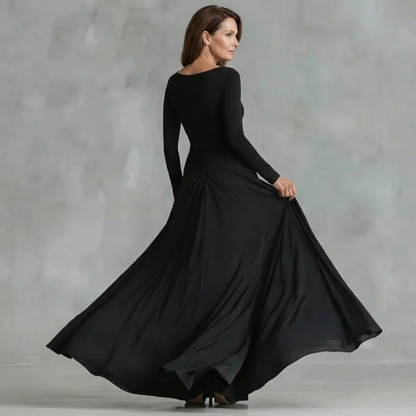 Taillenglättendes Maxi-Kleid — Müheloser Tragekomfort, schmeichelhafte Silhouette Damen