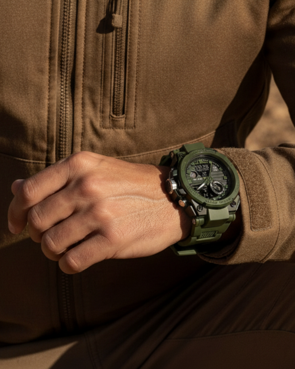 Men’s Outdoor Performance Watch – Dual Display & All-Weather Durability