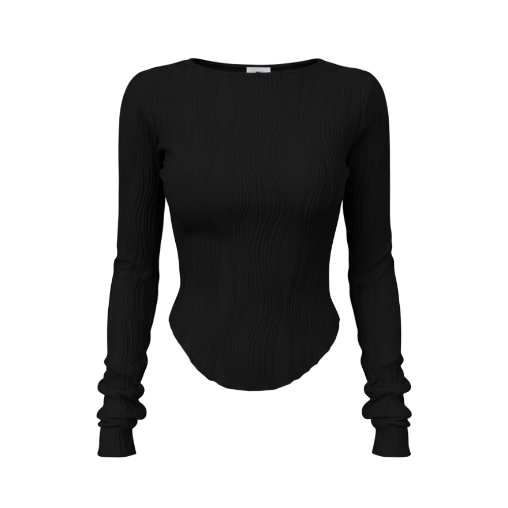 Long Sleeve Cropped Shirt