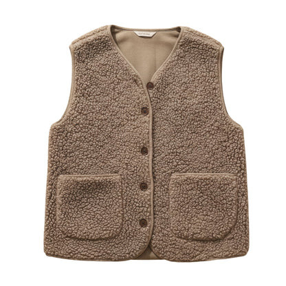 Ella | Women Spring casual Warm Sherpa Vest