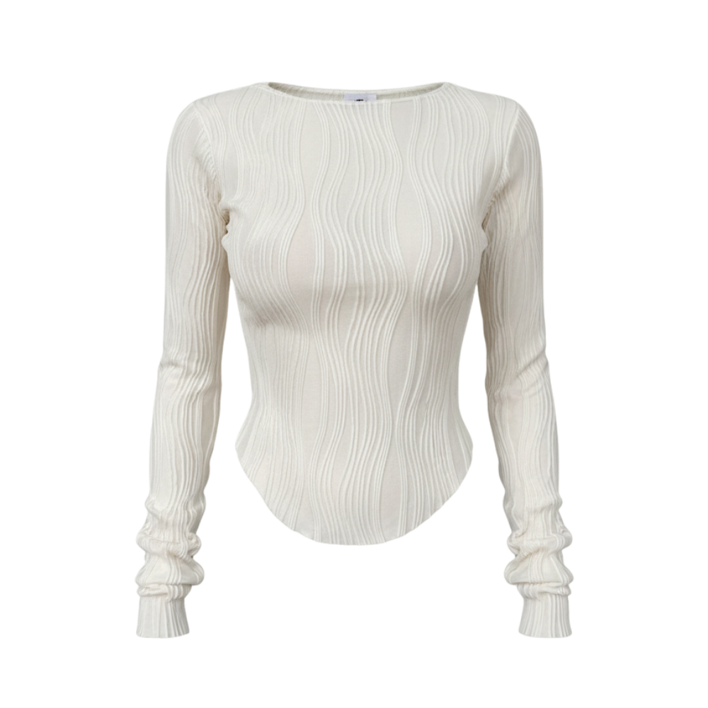 Long Sleeve Cropped Shirt