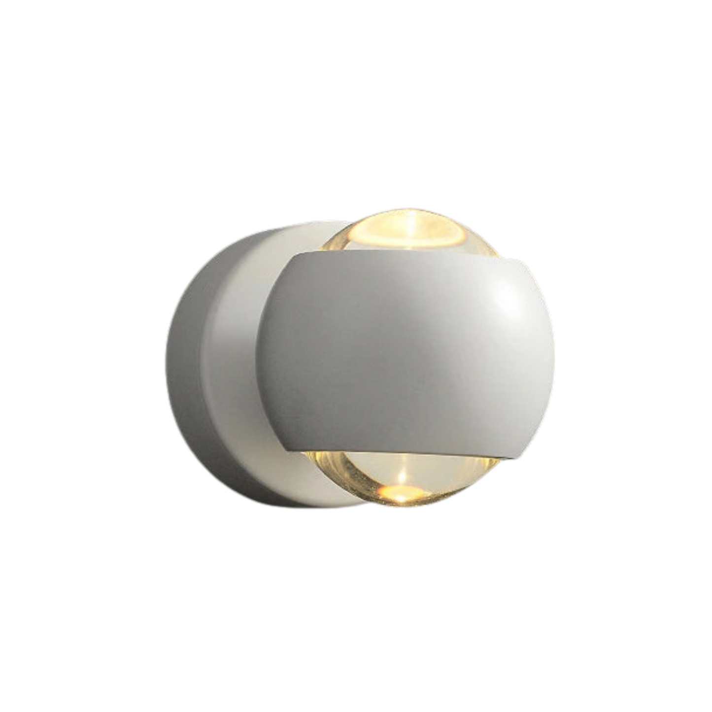 Moderne, drehbare LED-Wandleuchte aus Messing