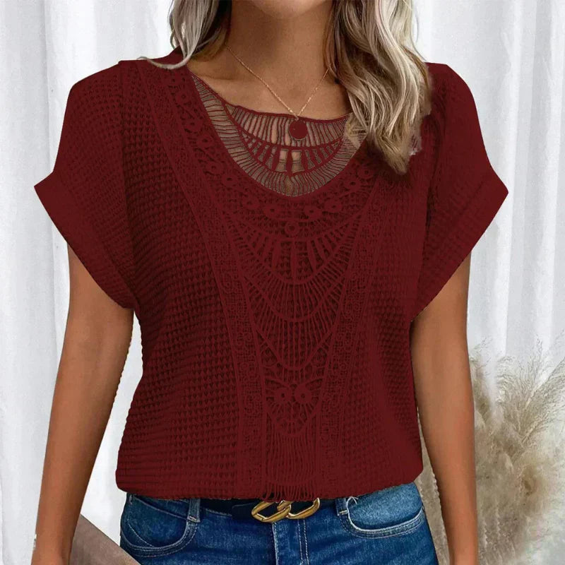 Duval Paris™ | Top bohème chic ajouré