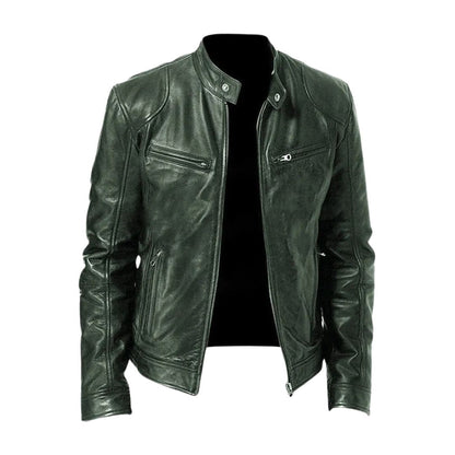 Duval Paris™ | VESTE COL MONTANT COUPE SLIM POUR HOMME