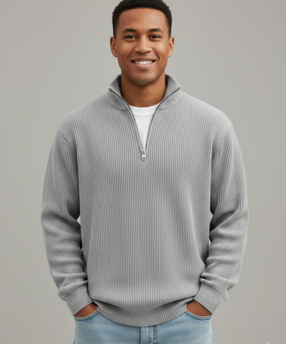 LAURENT MONACO | PULL ZIPPÉ CHALEUR LÉGÈRE POUR HOMMES