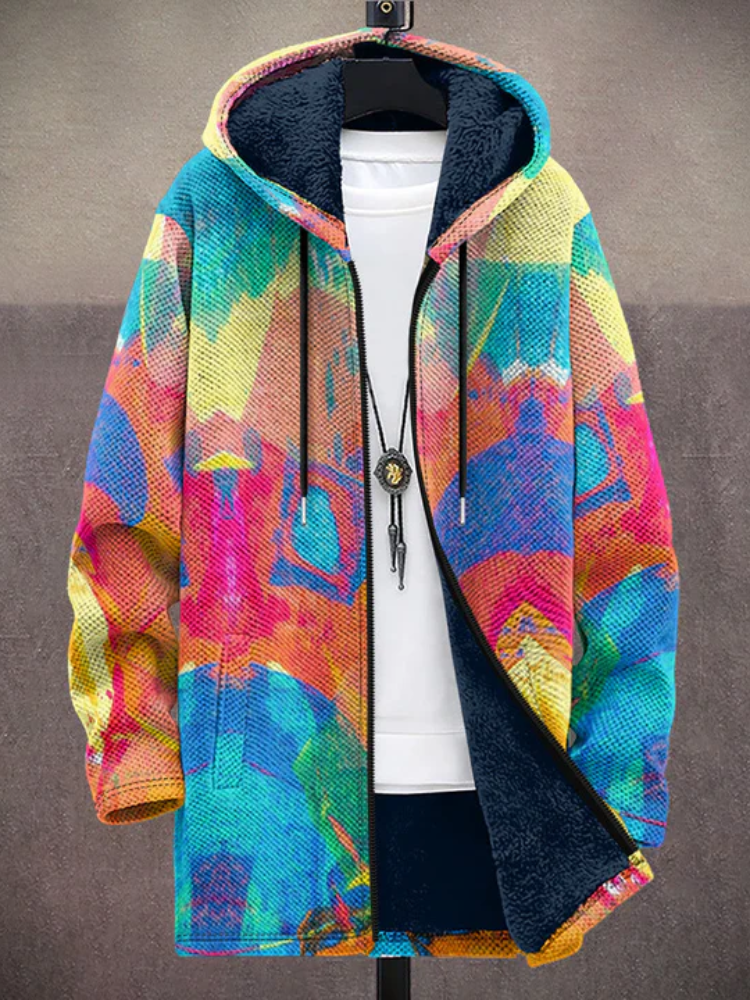 Tiina | Unisex-huppari, luksustaiteesta inspiroitu